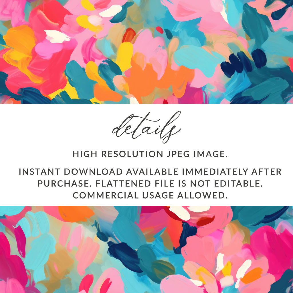 High Resolution Flower Burst Abstract Art Instant Download