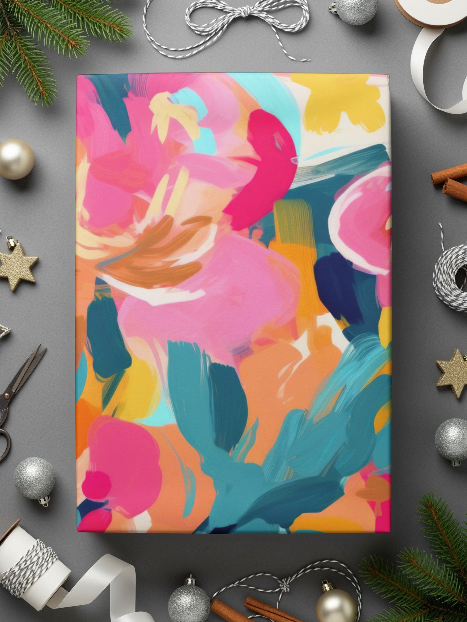 Colorful Abstract Art Canvas for Modern Home Decor