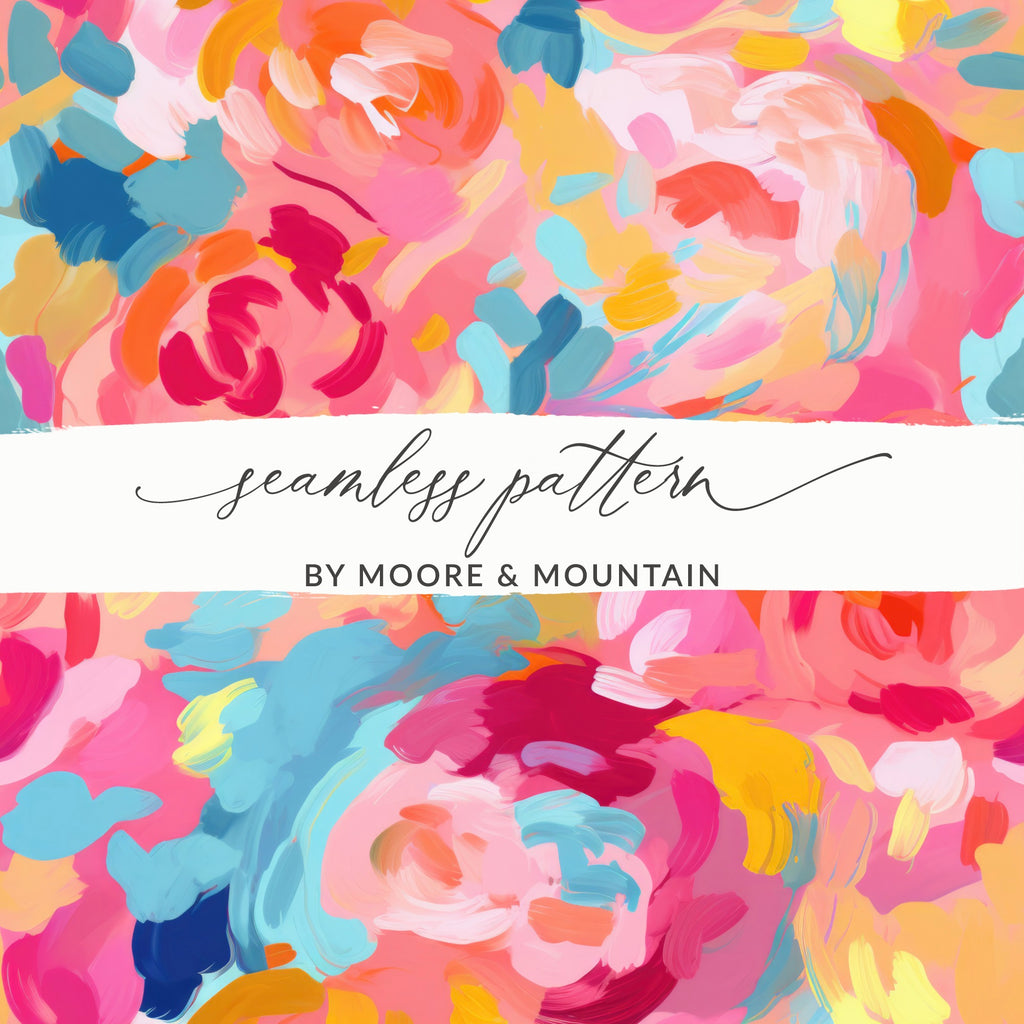 Colorful Abstract Seamless Pattern by Moore and Mountain