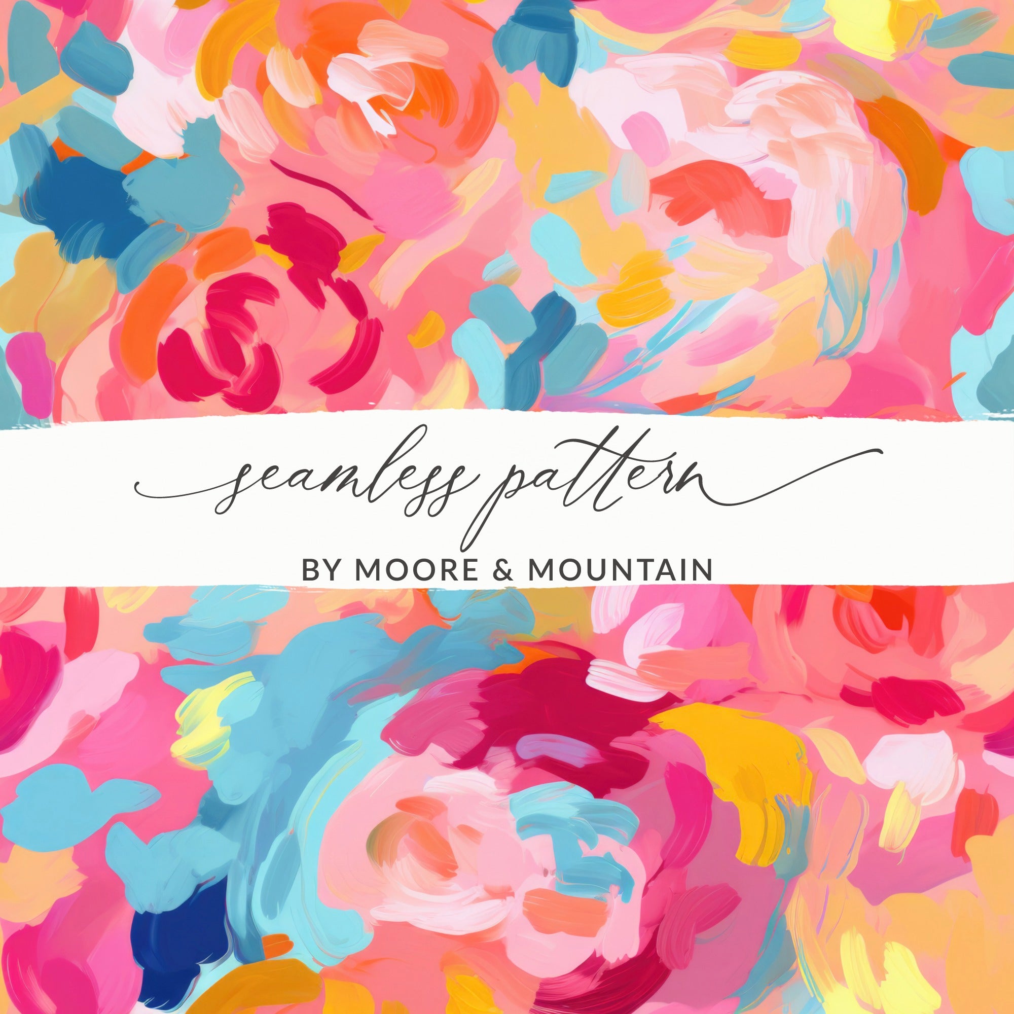 Colorful Abstract Seamless Pattern by Moore and Mountain