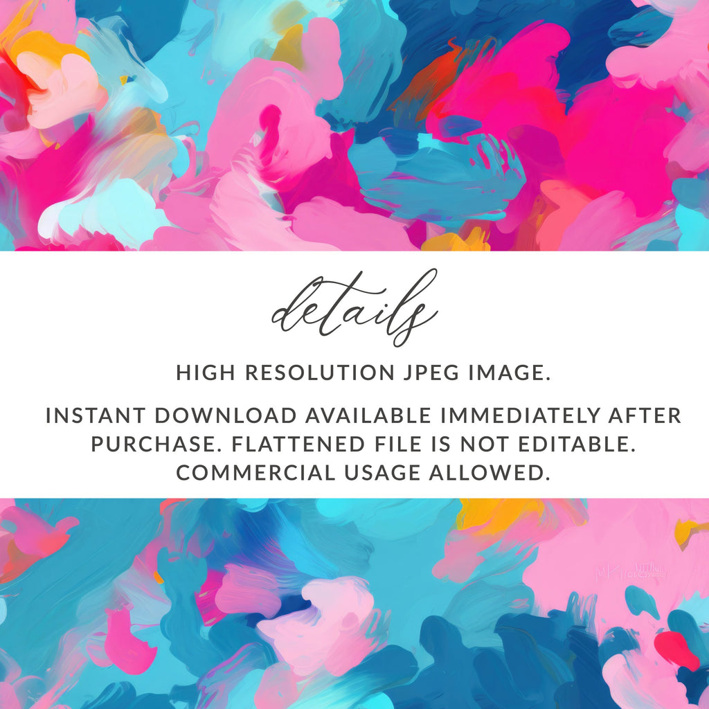 Vibrant Abstract High Resolution JPEG Instant Download