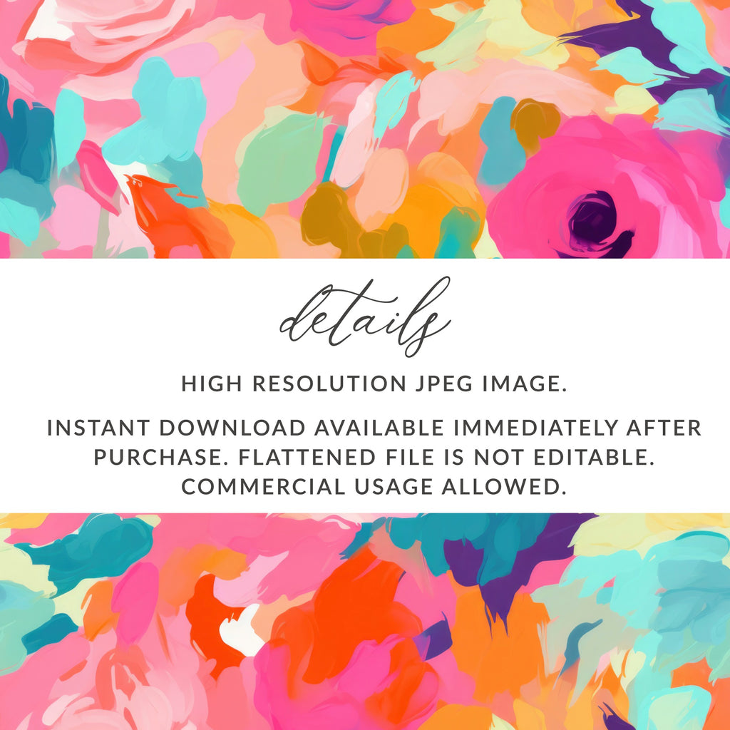 High Resolution Vibrant Floral Printable Image
