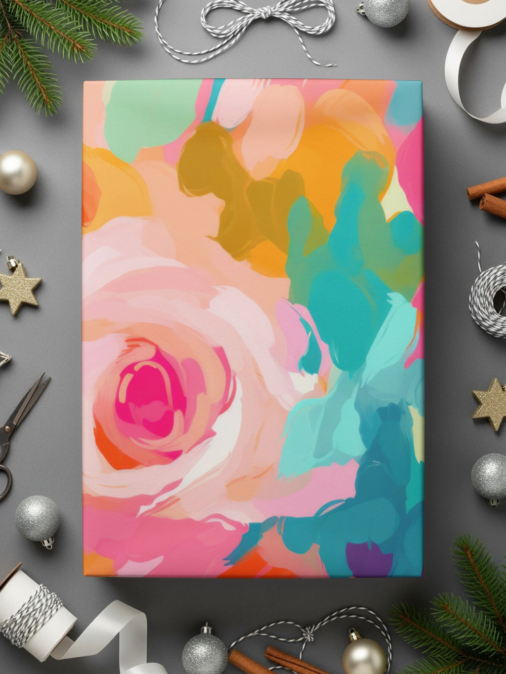 Abstract Floral Art Canvas for Home Decoration