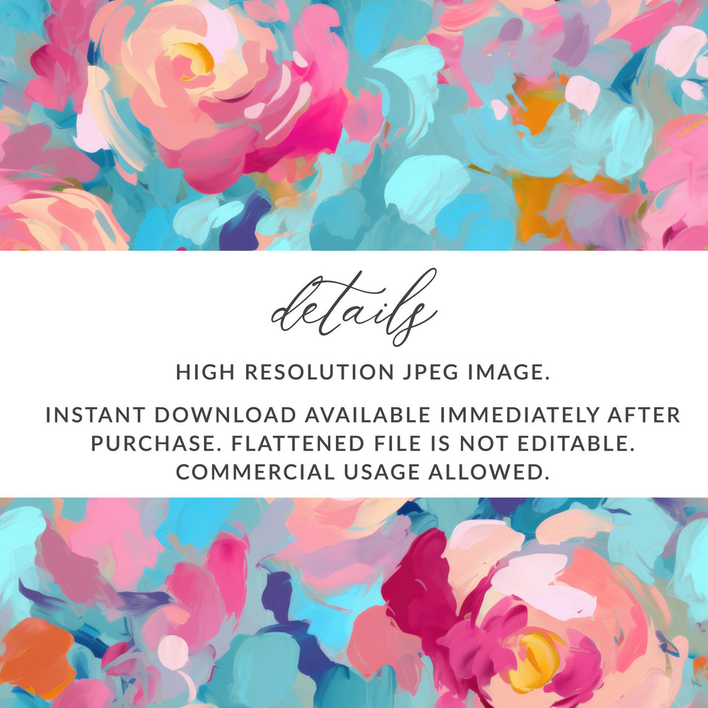 Abstract Floral Print High Resolution JPEG Image for Download