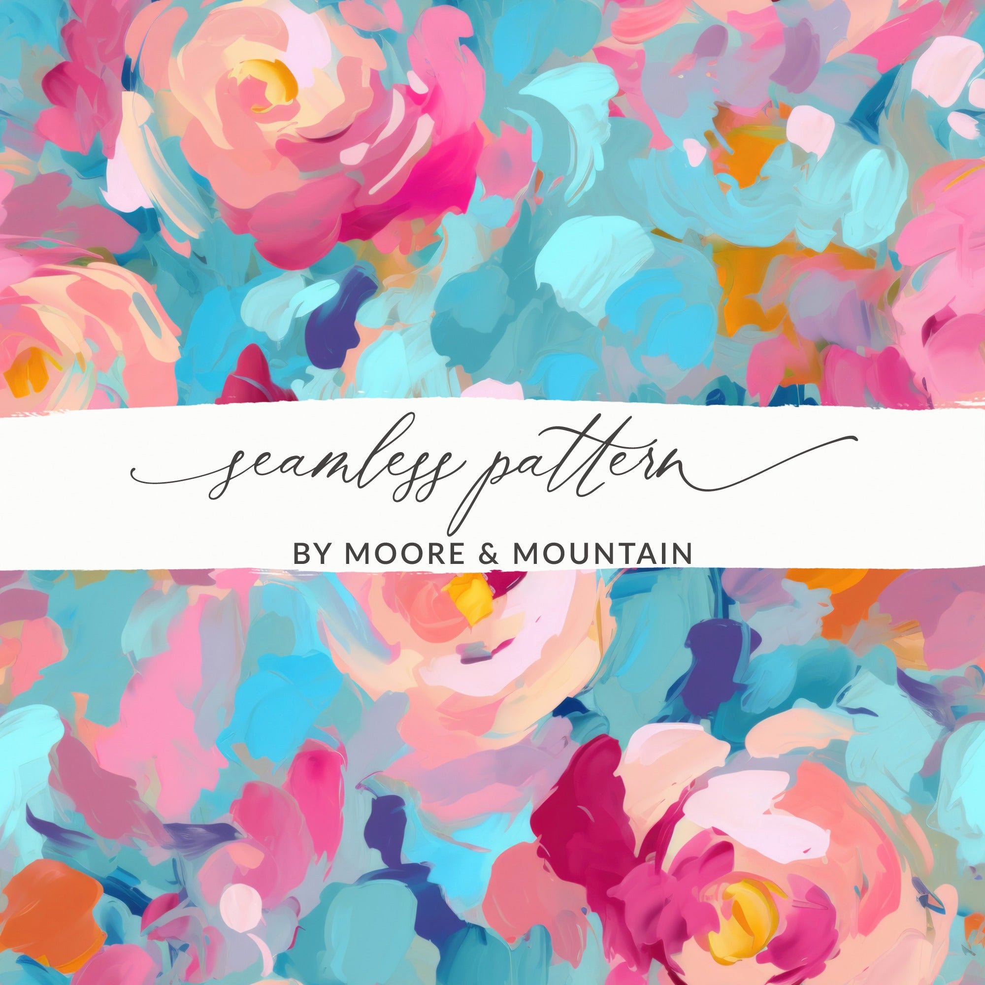 Seamless Floral Pattern by Moore & Mountain Design