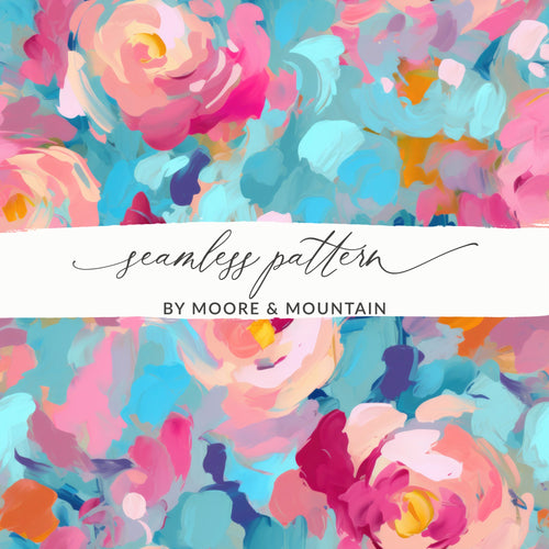 Seamless Floral Pattern by Moore & Mountain Design