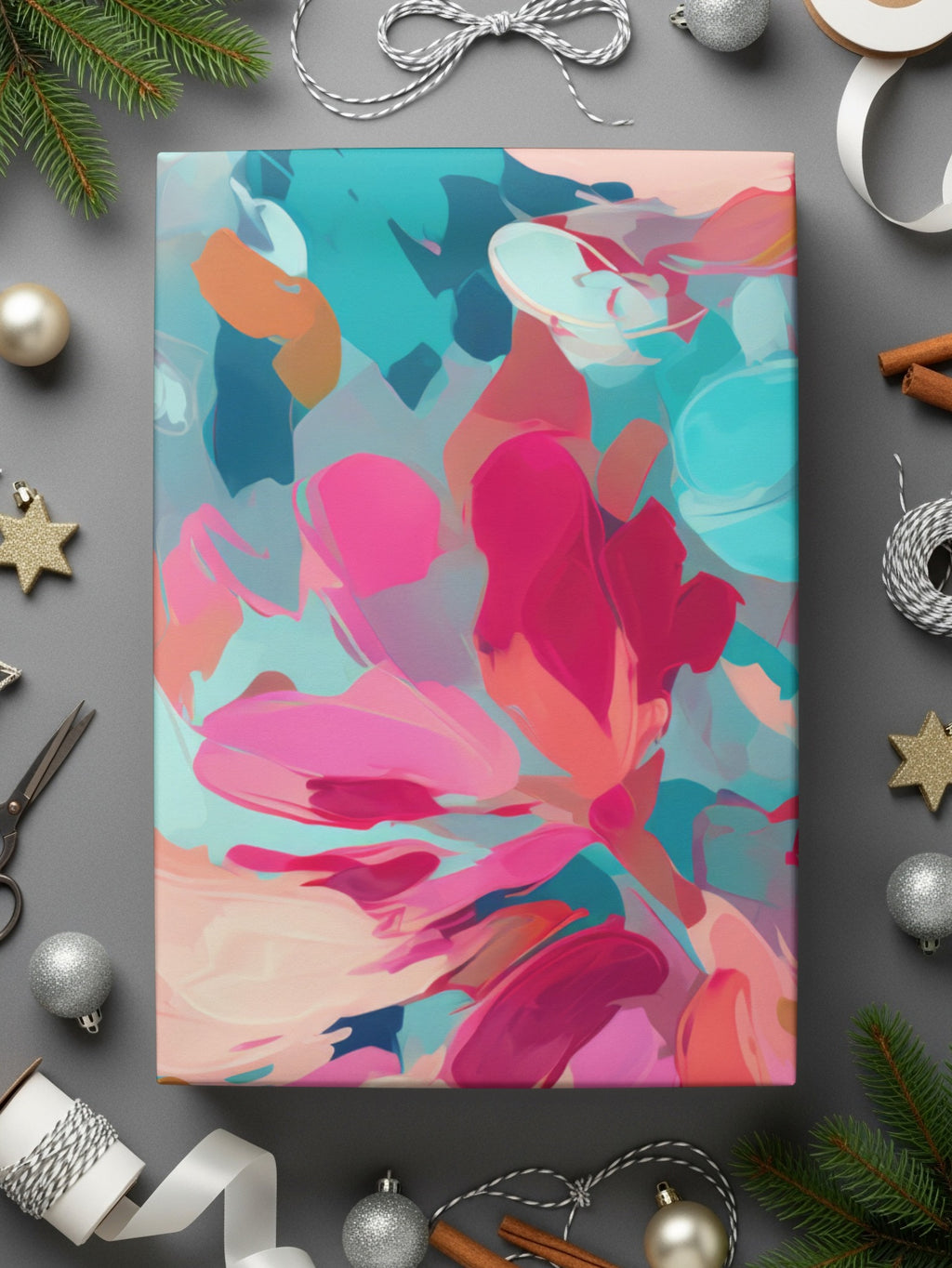 Vibrant Abstract Floral Art Canvas for Unique Home Decor