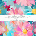 Colorful Floral Seamless Pattern by Moore & Mountain Design