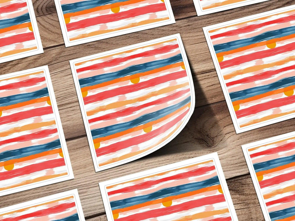Abstract Digital Paper, Sunset Brush Stroke Pattern, Seamless JPEG Files, Digital Backgrounds, Scrapbooking Paper, Printable Art - Moore and Mountain