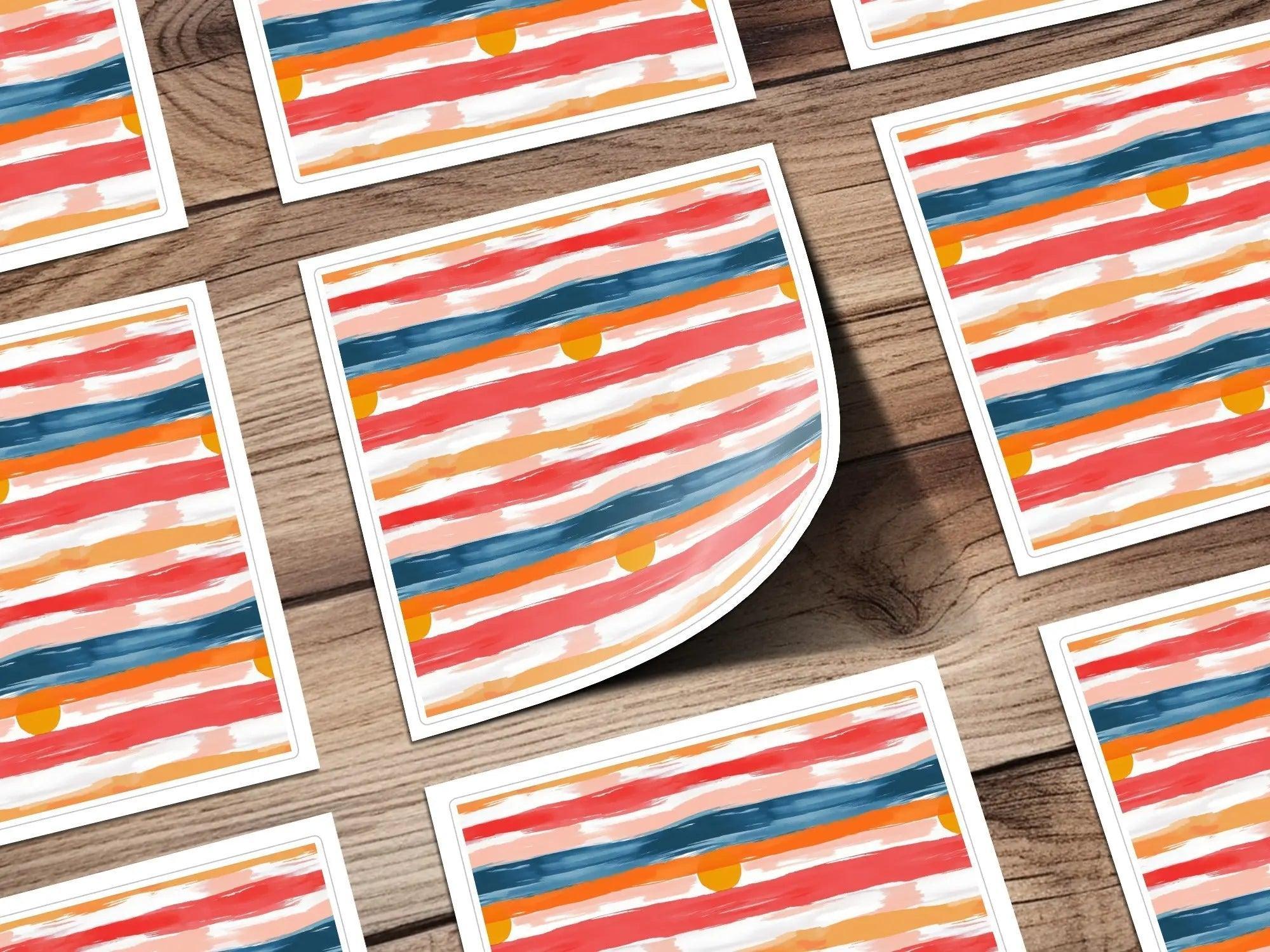 Abstract Digital Paper, Sunset Brush Stroke Pattern, Seamless JPEG Files, Digital Backgrounds, Scrapbooking Paper, Printable Art - Moore and Mountain