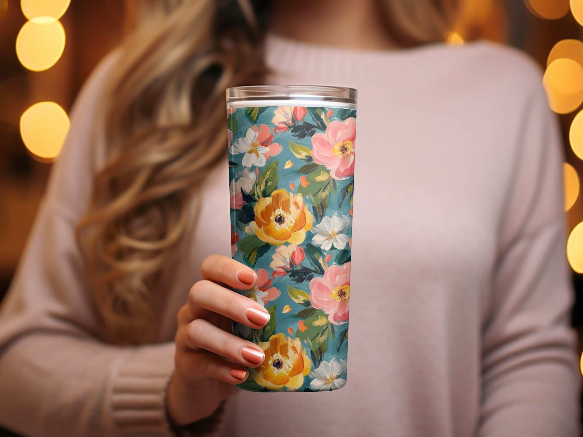 Abstract Painted Floral Spring Pattern for Your Project Digital - Moore and Mountain