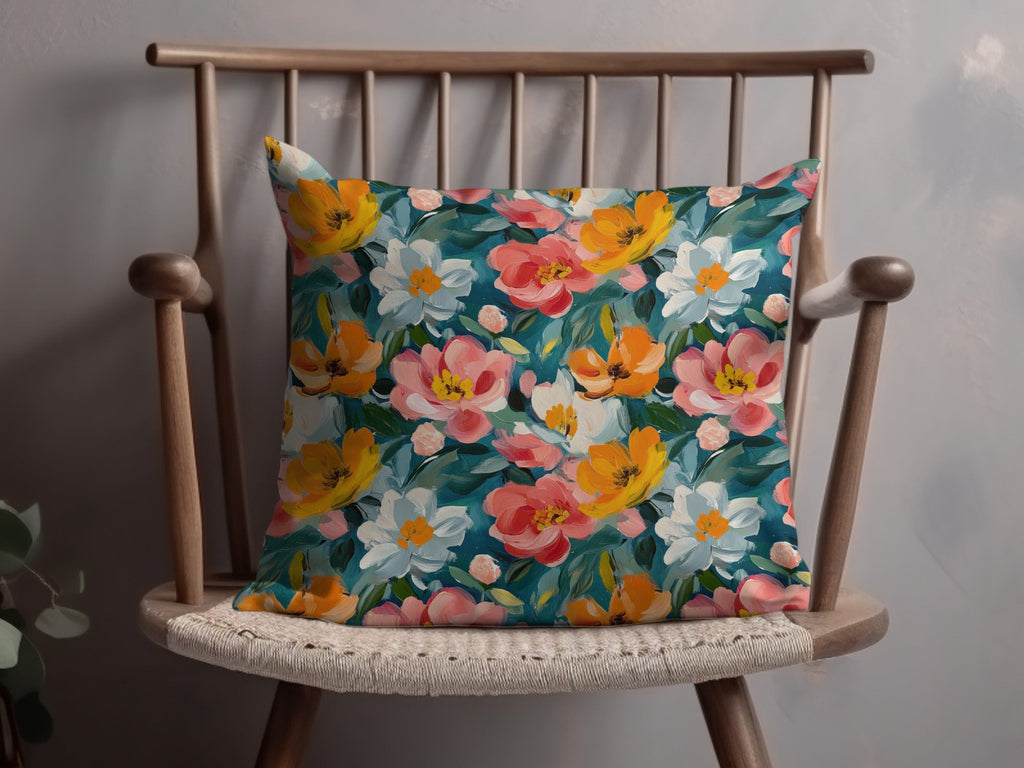 Acrylic Floral with Spring Colors Painting Digital - Moore and Mountain