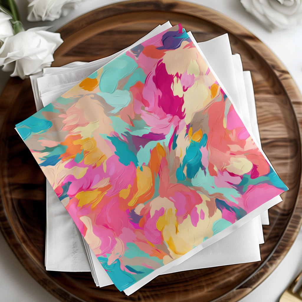 Abstract Multicolor Brush Strokes Design product