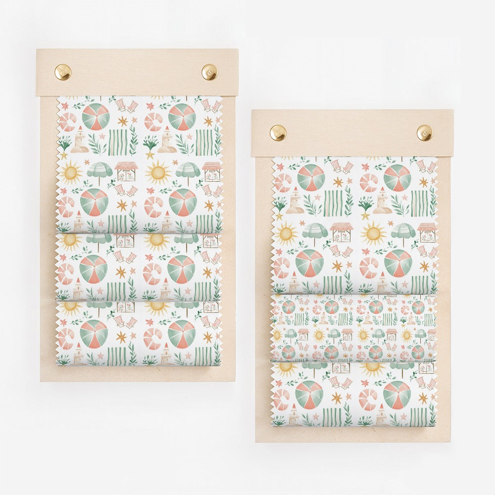 Beach Theme Patterned Canvas Wall Art Decorative Panels