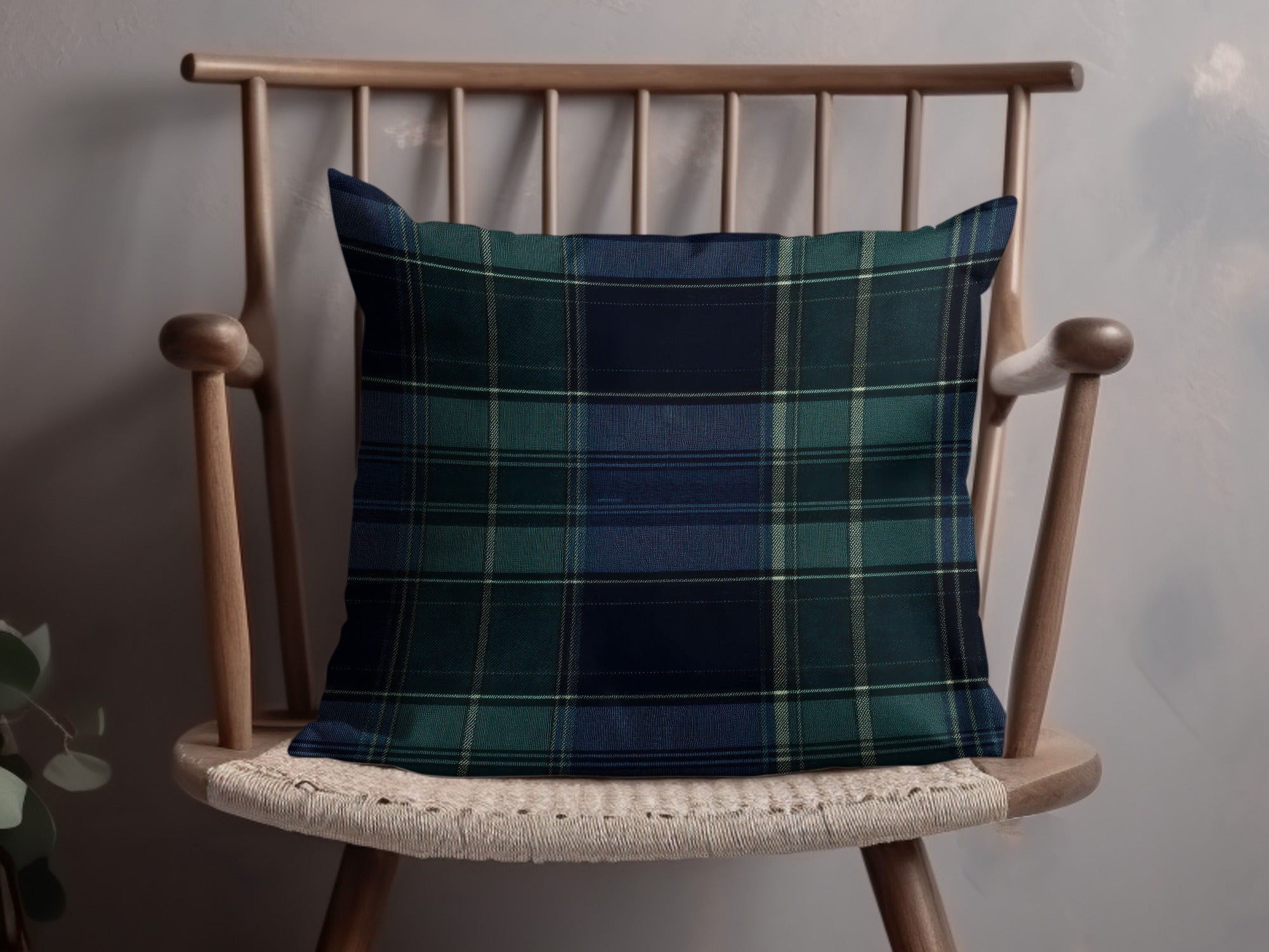 Beautiful Classic Seamless Navy Blue Tartan Design - Moore and Mountain