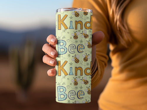 Bee Kind Seamless Pattern, Digital Download, Cute Bees, Nursery Print, Digital Paper Pack, Two Scales, Commercial Use, Scrapbook Paper - Moore and Mountain