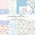 Floral and Polka Dot Seamless Pattern Design