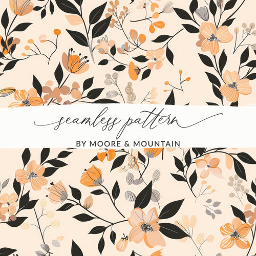 Seamless Floral Pattern by Moore and Mountain Design