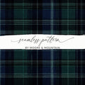 Black and Green Mens Scottish Tartan Seamless Digital - Moore and Mountain