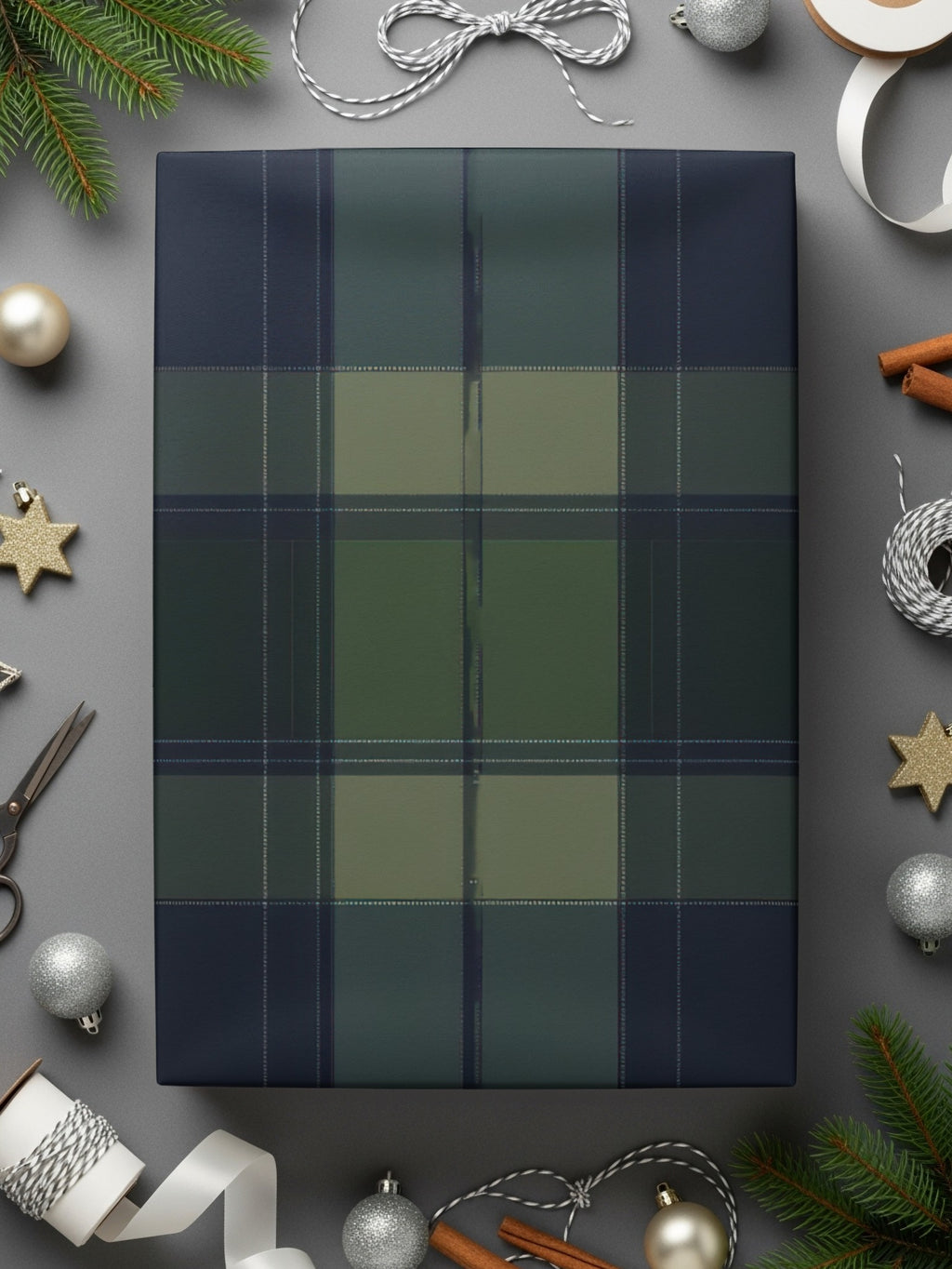 Black and Green Tartan Seamless - Moore and Mountain