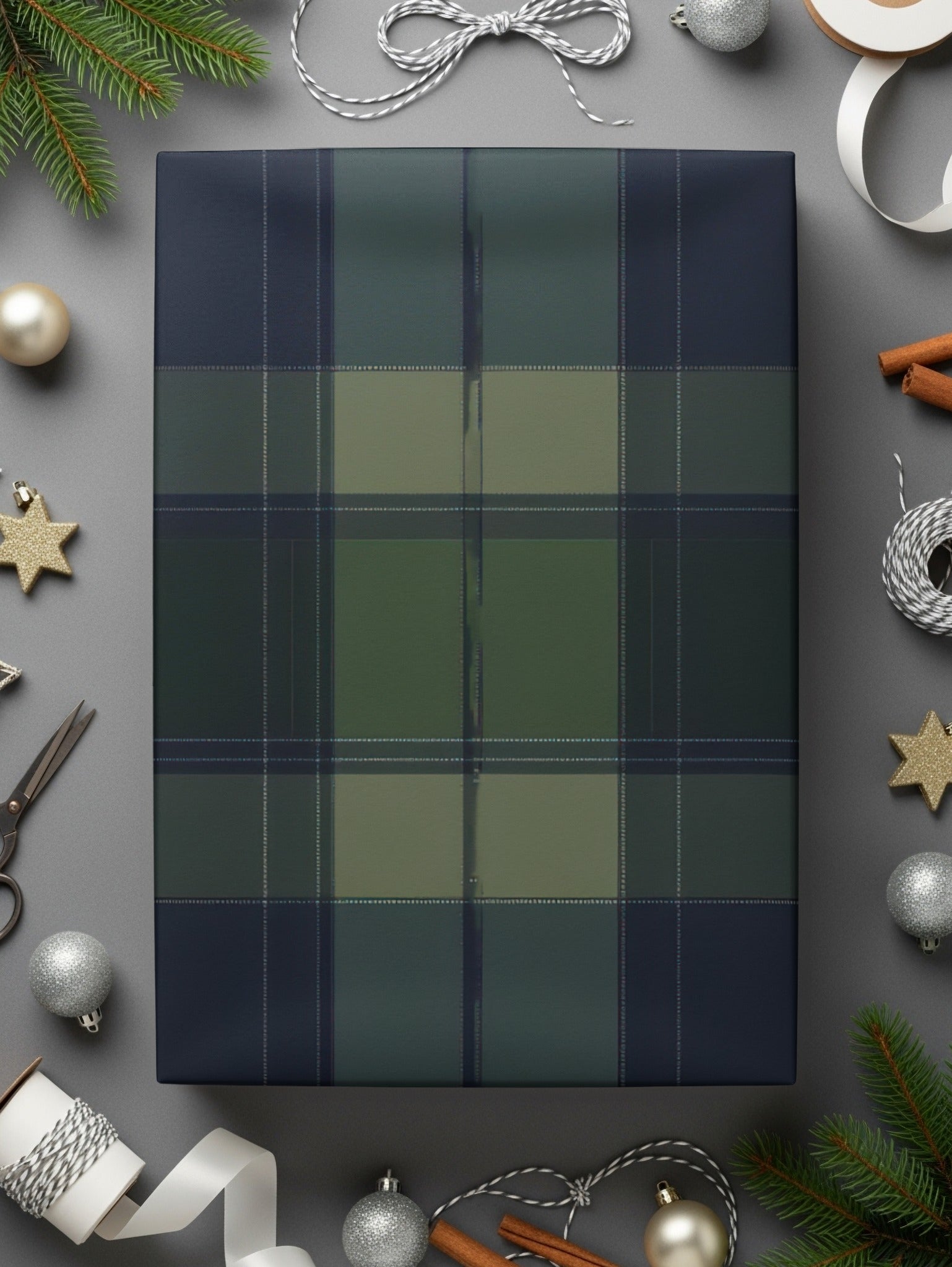 Black and Green Tartan Seamless - Moore and Mountain
