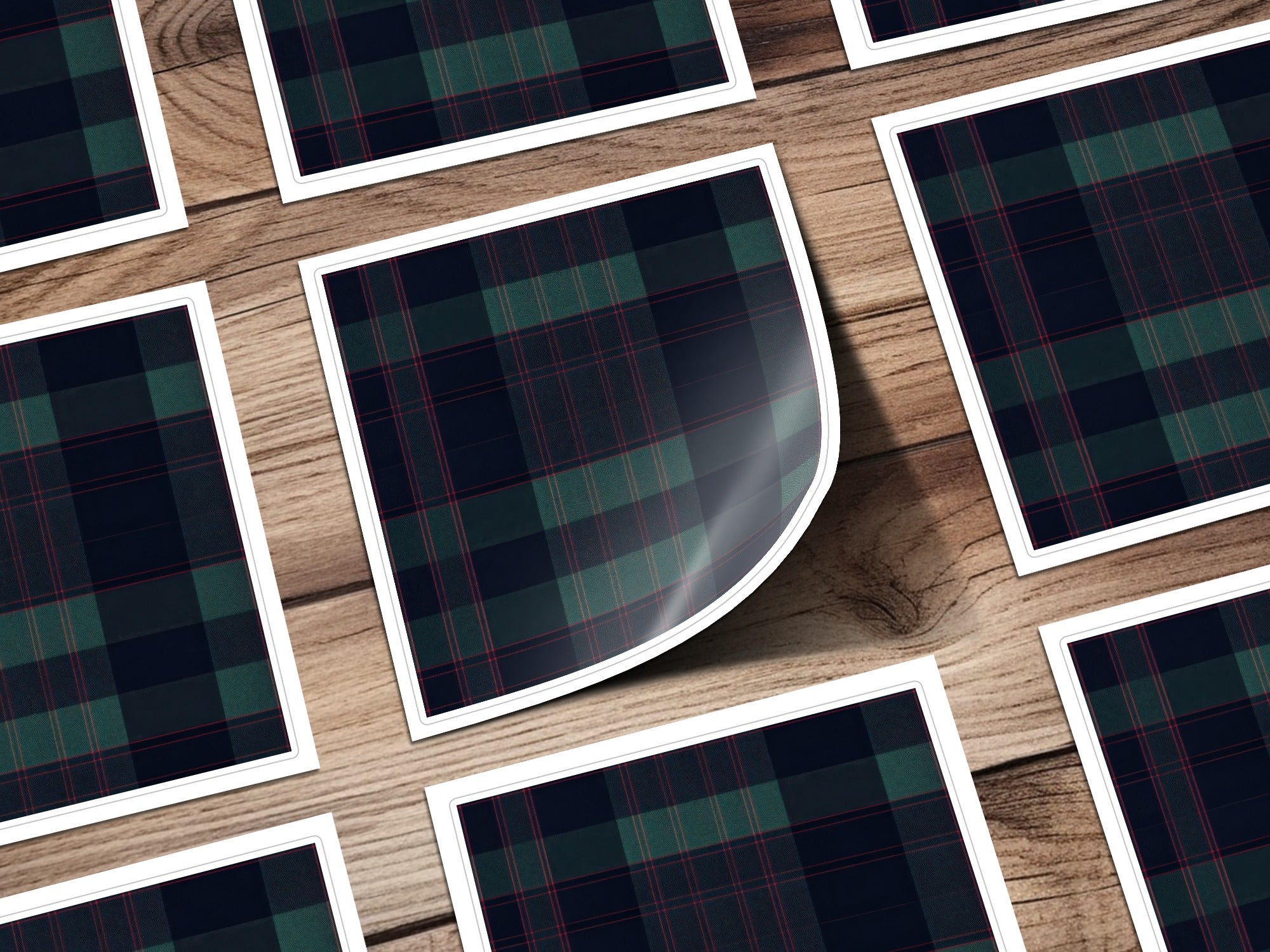 Black and Green Tartan Seamless Digital - Moore and Mountain