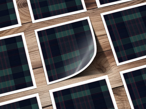 Black and Green Tartan Seamless Digital - Moore and Mountain