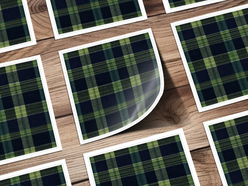 Black and Green Tartan Seamless Digital - Moore and Mountain