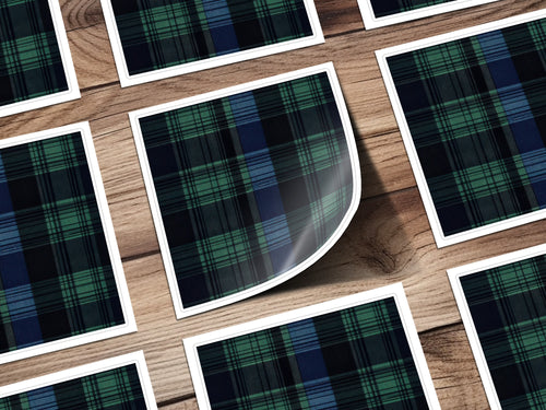 Black and Green Tartan Seamless Digital - Moore and Mountain