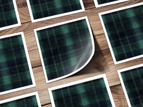Black and Green Tartan Seamless Digital - Moore and Mountain