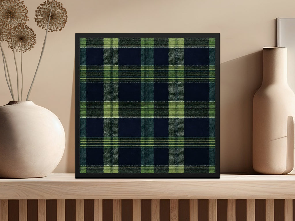 Black and Green Tartan Seamless Digital - Moore and Mountain