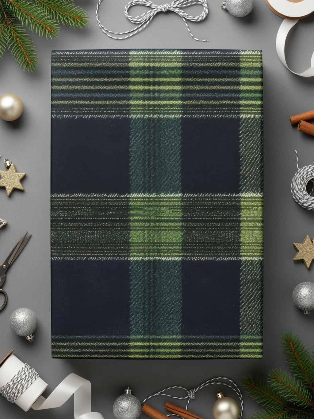Black and Green Tartan Seamless Digital - Moore and Mountain