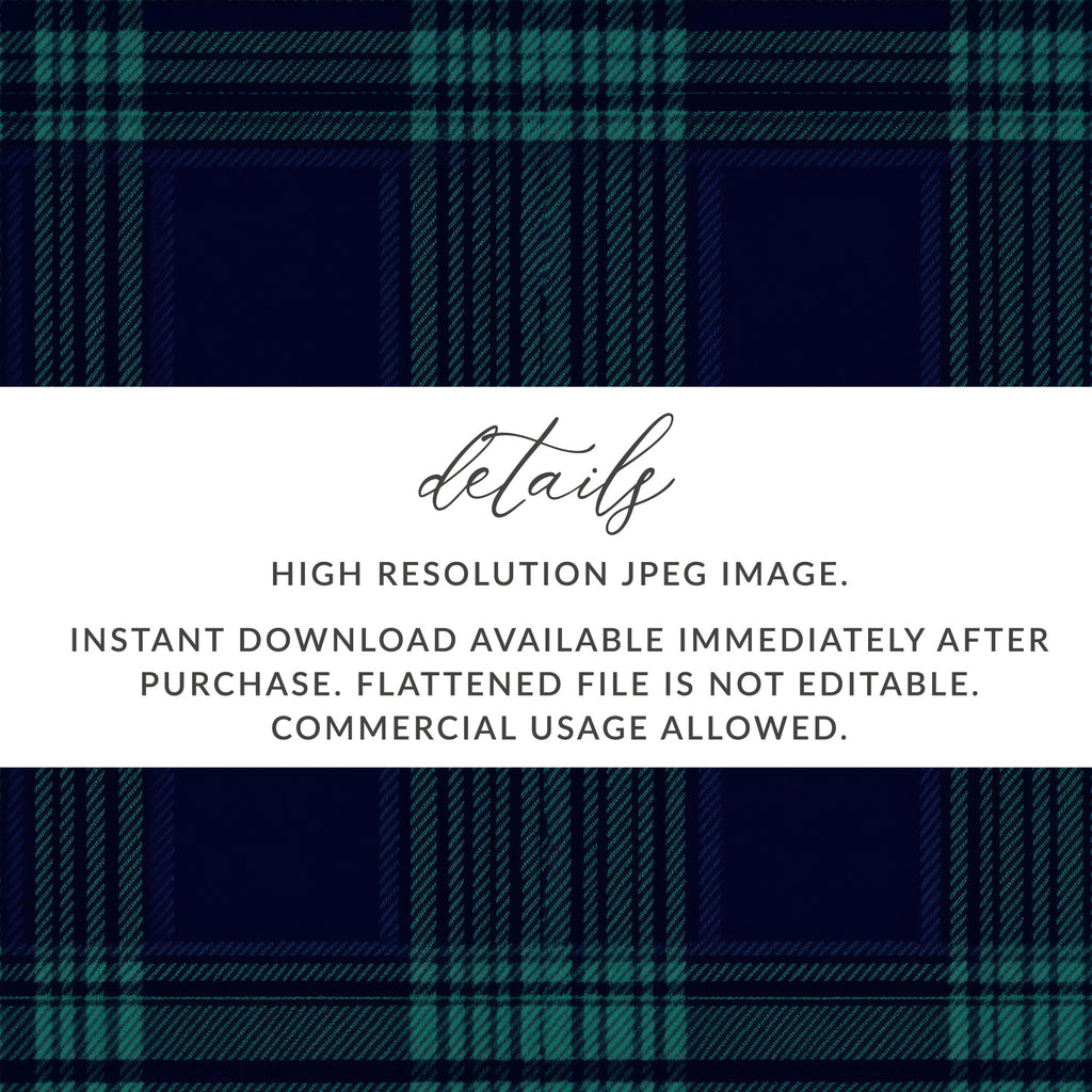 Black and Green Tartan Seamless Pattern Digital - Moore and Mountain