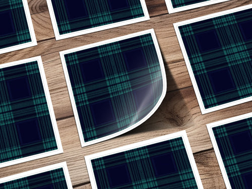 Black and Green Tartan Seamless Pattern Digital - Moore and Mountain