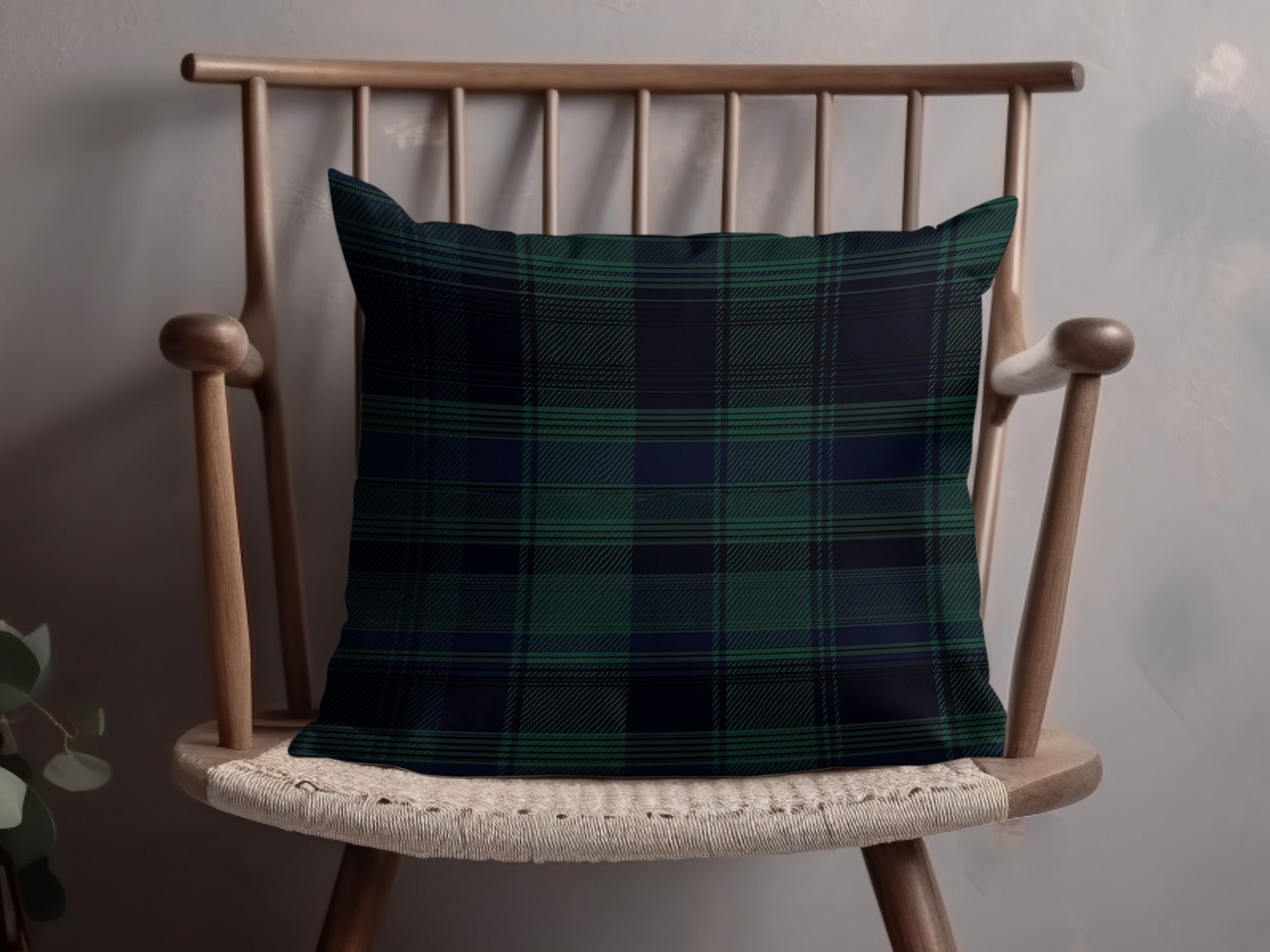 Black and Green Tartan Seamless Pattern Digital - Moore and Mountain