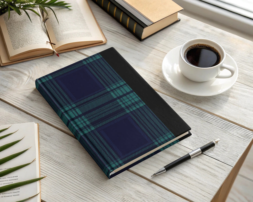 Black and Green Tartan Seamless Pattern Digital - Moore and Mountain