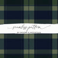 Black and Green Tartan Seamless - Moore and Mountain