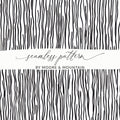 Black and White Wavy Lines Seamless Background Modern Pattern Abstract - Moore and Mountain