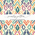 Vibrant Geometric Seamless Pattern by Moore & Mountain