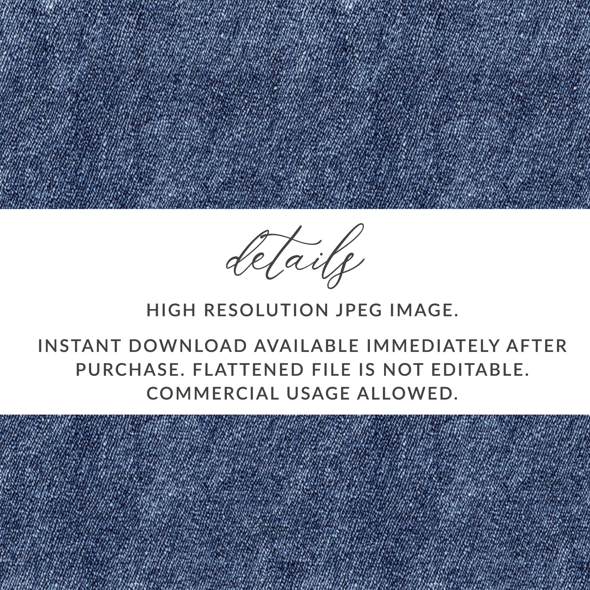 Blue Jeans Texture Seamless Denim Digital - Moore and Mountain