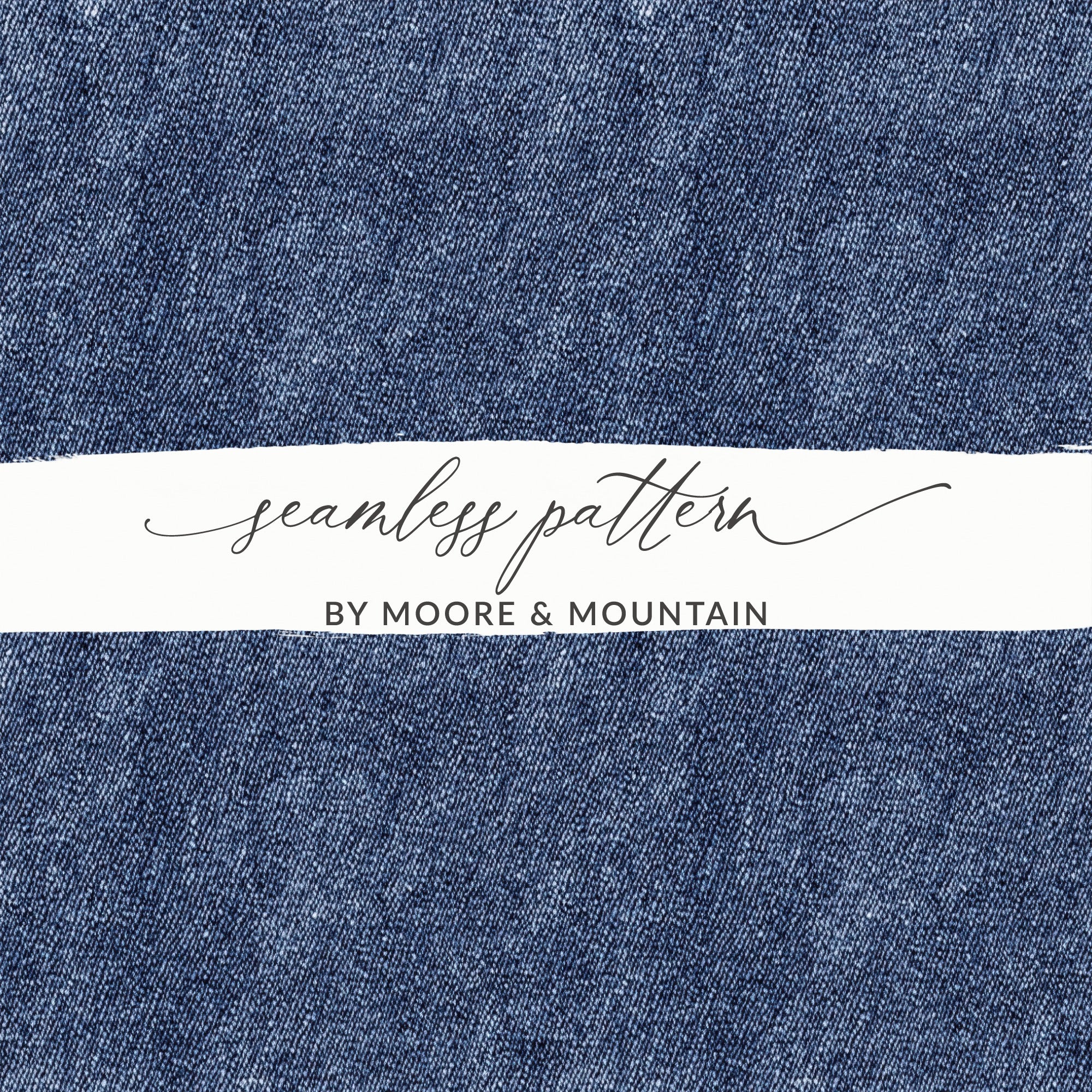 Blue Jeans Texture Seamless Denim Digital - Moore and Mountain