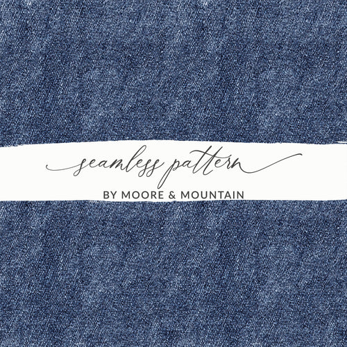 Blue Jeans Texture Seamless Denim Digital - Moore and Mountain