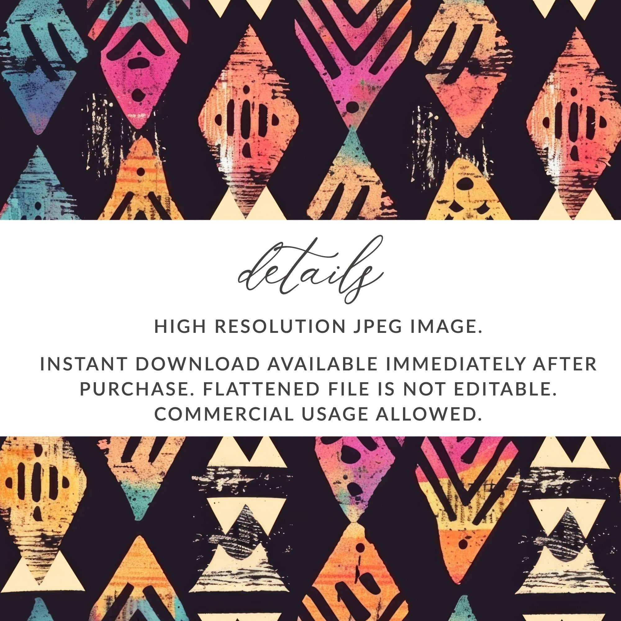 Vibrant Geometric Pattern High Resolution JPEG Image