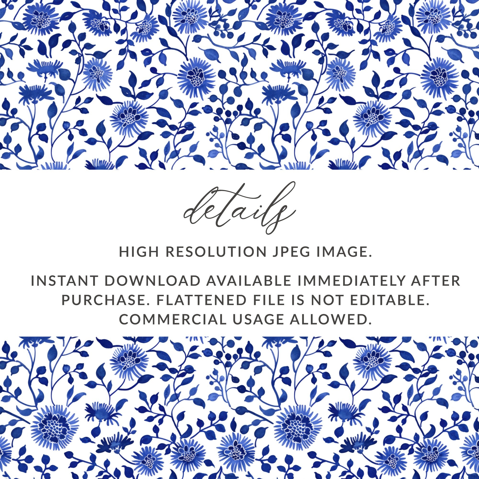 High Resolution Floral Pattern JPEG Image for Download