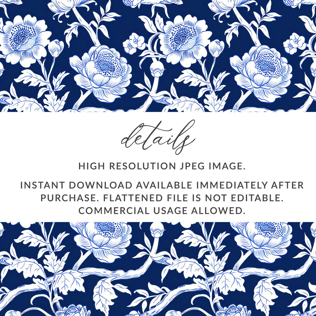 High Resolution Blue Flower Illustration Background