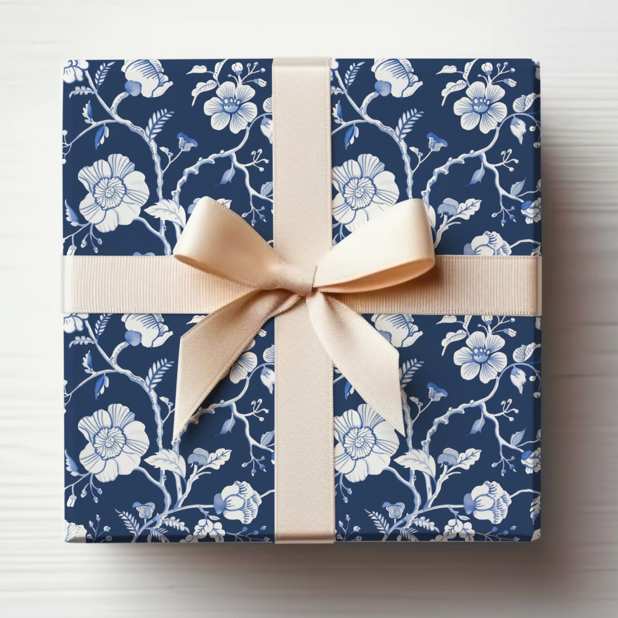 Elegant Floral Patterned Gift Wrap for Any Occasion