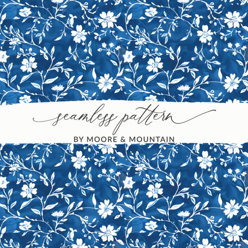 Seamless Floral Pattern by Moore and Mountain Design