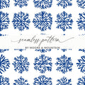 Blue Snowflake Pattern Digital Paper, Winter Seamless Background, Christmas Texture, Fabric Design, Scrapbooking, 12x12 JPEG - Moore and Mountain