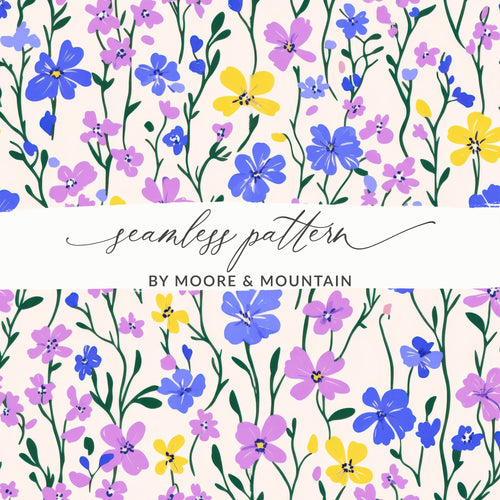 Vibrant Floral Seamless Pattern by Moore & Mountain