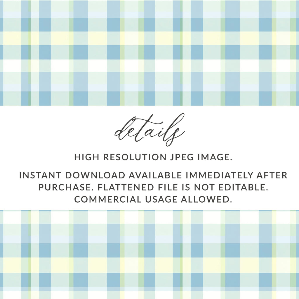 Blue and Green Plaid High Resolution JPEG Image